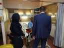 بازدید شبانه و سرزده رئیس دانشگاه علوم پزشکی اراک از بیمارستان امیرالمومنین(ع)